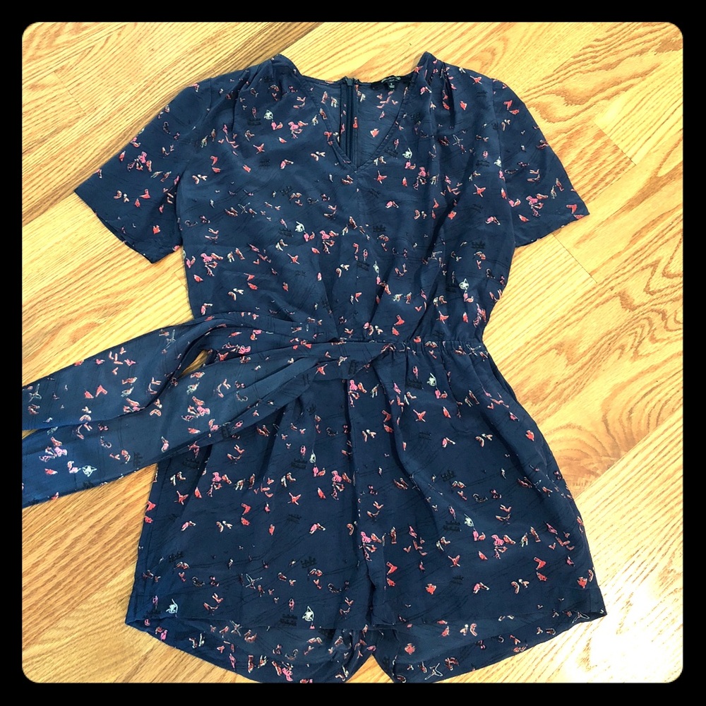 Madewell Romper with pockets-size small